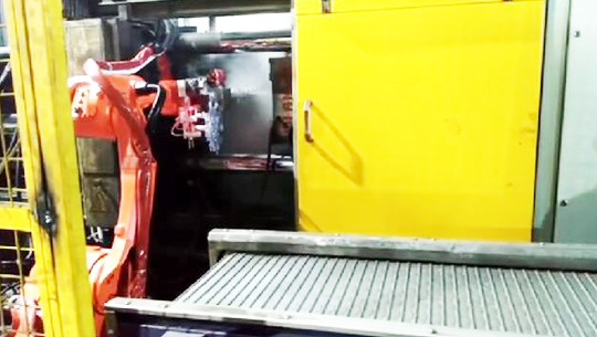 金屬件壓鑄噴淋應用