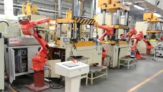 鍋具沖壓整形線