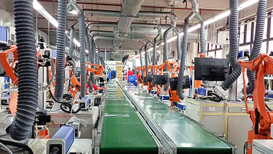 筆記本電腦外殼智能生產線